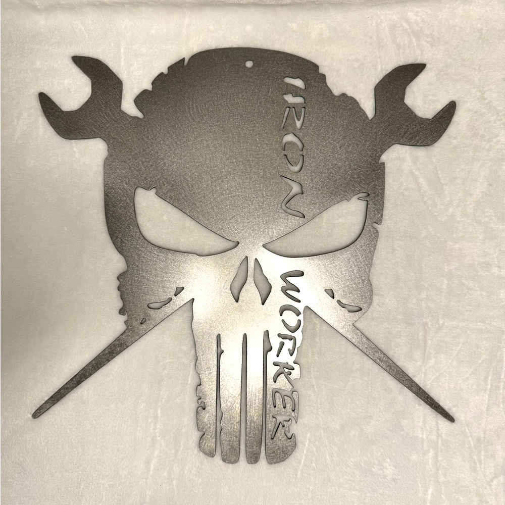 Custom Made Ironworker Wall Decor